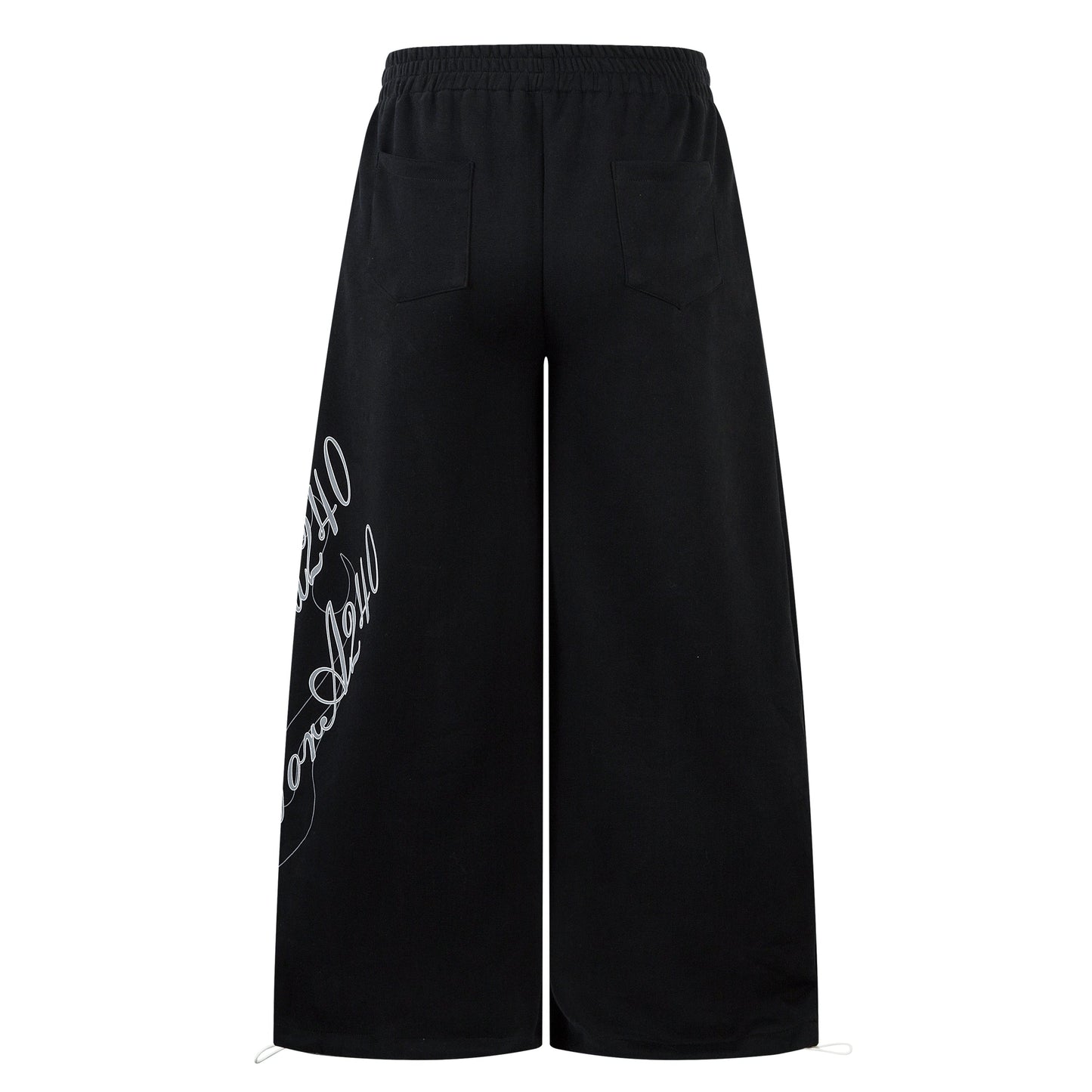 Flame Print Sweatpants | Baggy Streetwear Trousers