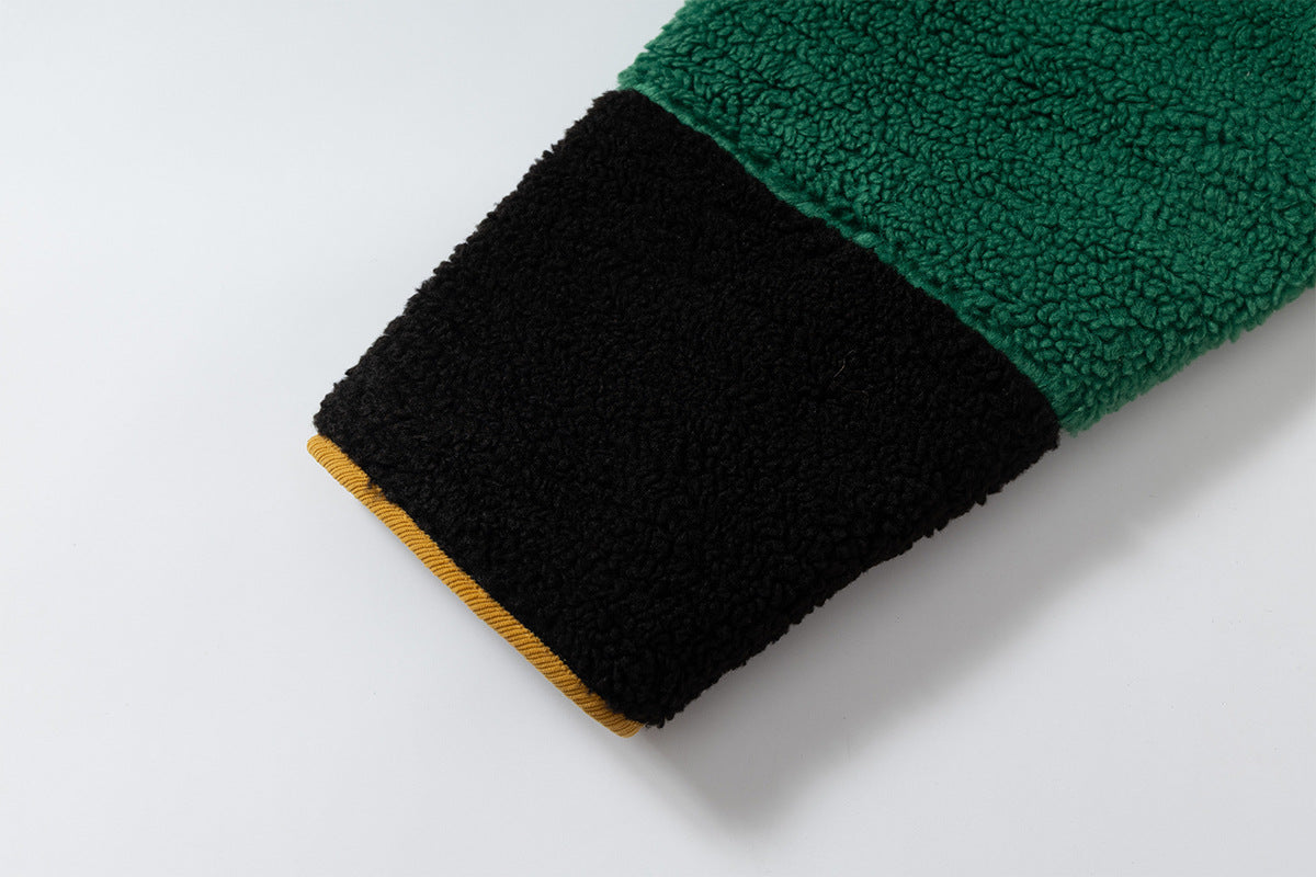 Color Blocking | Panel Fleece Coat - OMYGOODS
