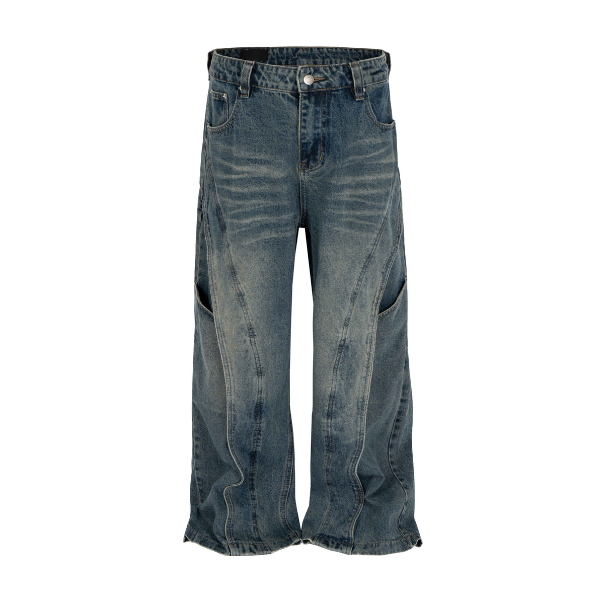 WIDEBOY CONTRAST PANEL DENIM