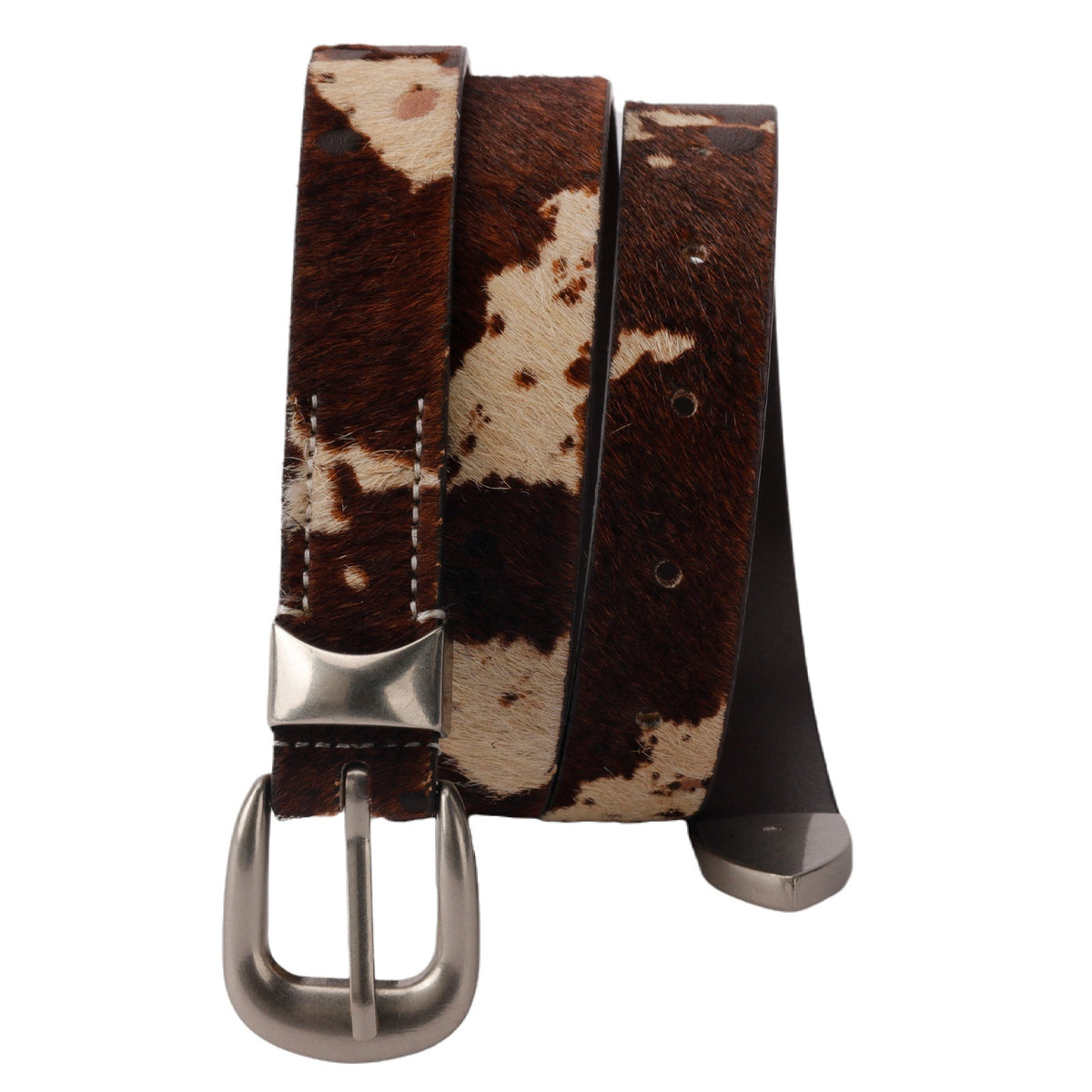 Cow Print Hair | PU Leather Belt - OMYGOODS