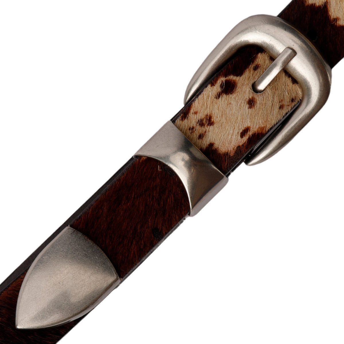 Cow Print Hair | PU Leather Belt - OMYGOODS