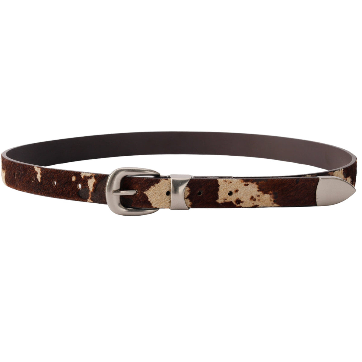 Cow Print Hair | PU Leather Belt - OMYGOODS