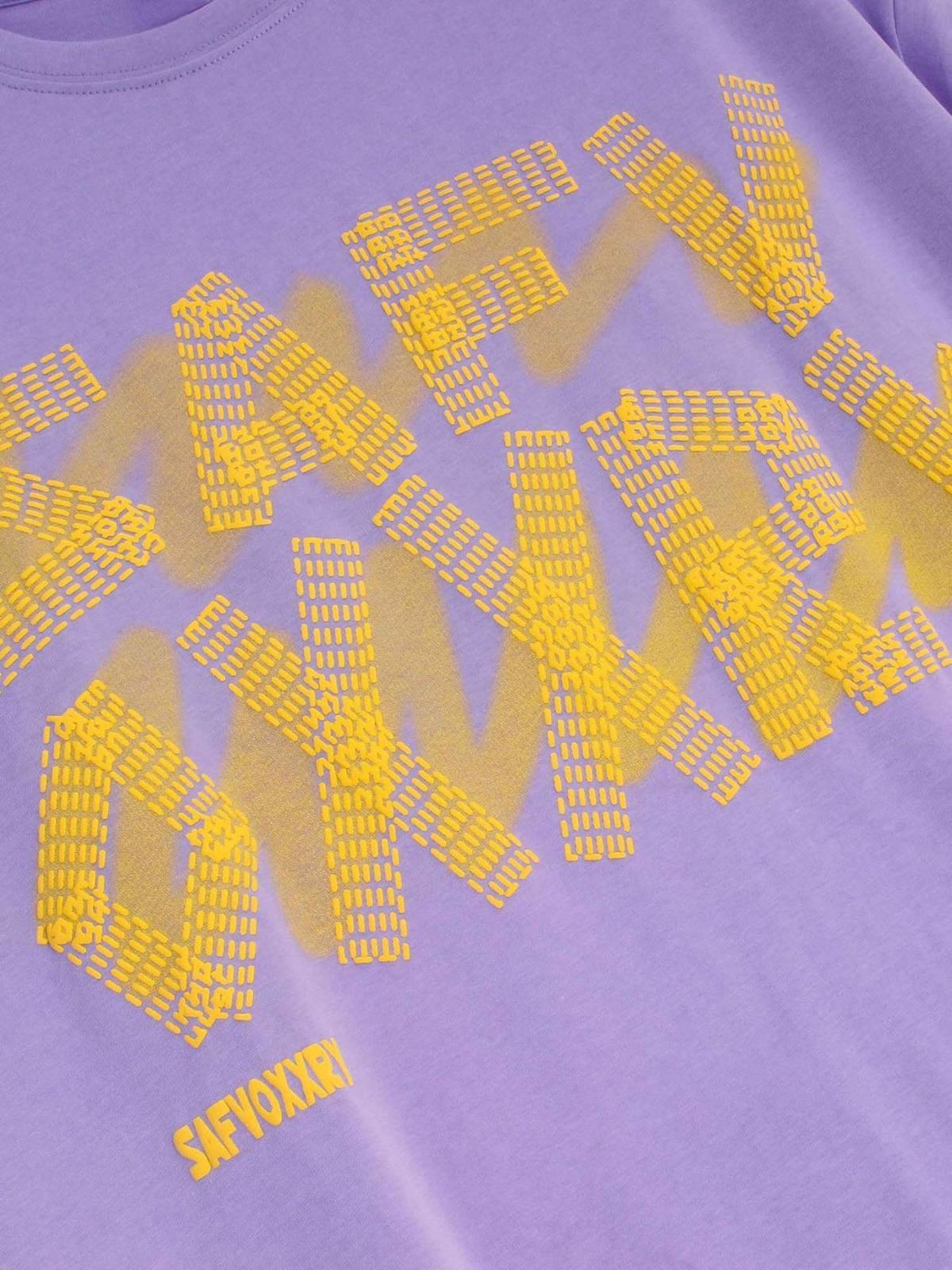 Omygoods Creative Alphabet Printed T-Shirt