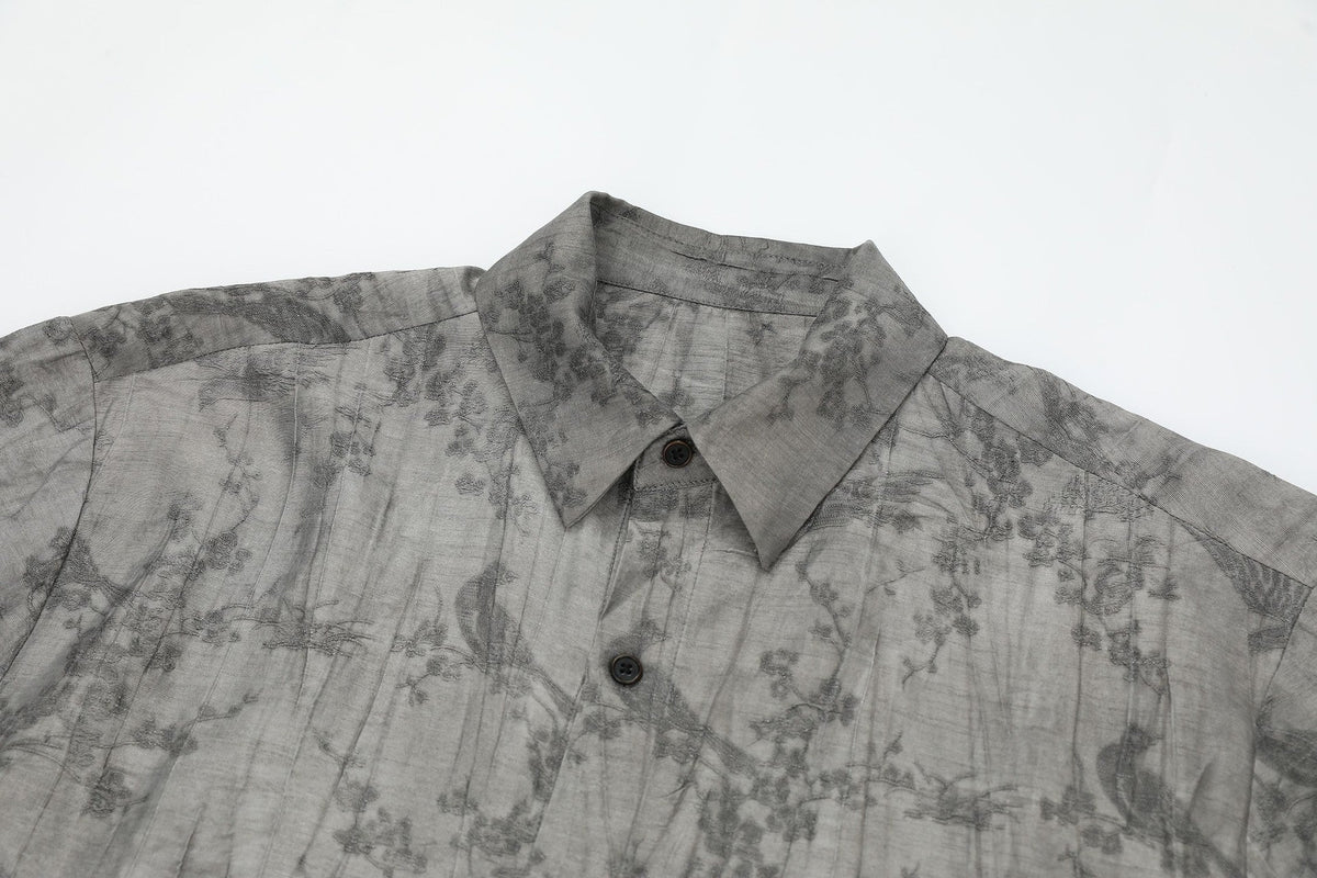 Crinkled Texture | Oversized T-Shirt - OMYGOODS