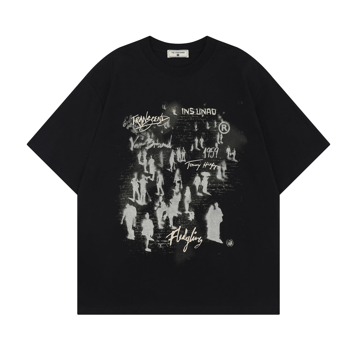 Crowd Print | Graffiti T-Shirt - OMYGOODS