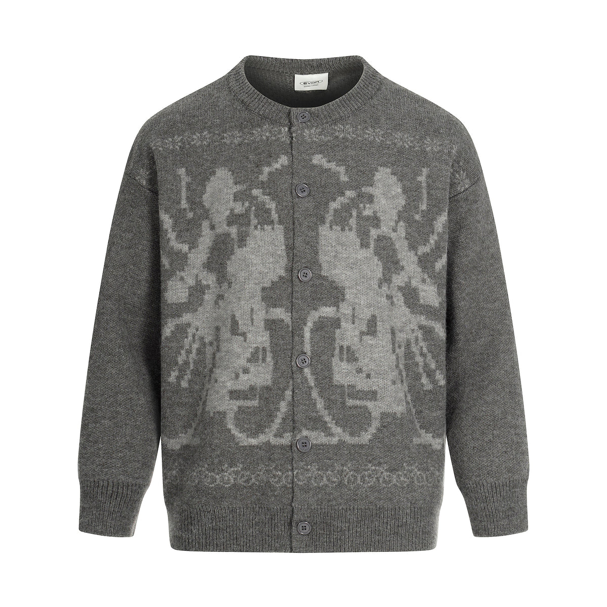 Cyclist Graphic | Knit Retro Cardigan - OMYGOODS