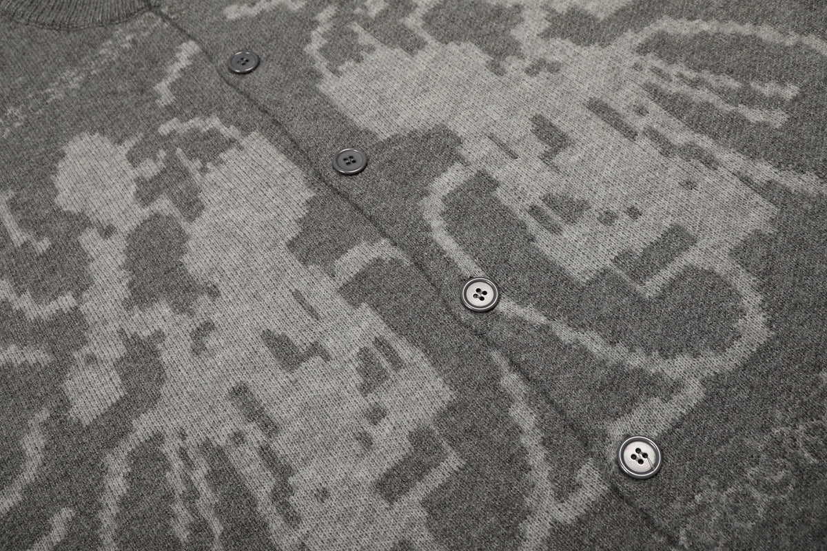 Cyclist Graphic | Knit Retro Cardigan - OMYGOODS