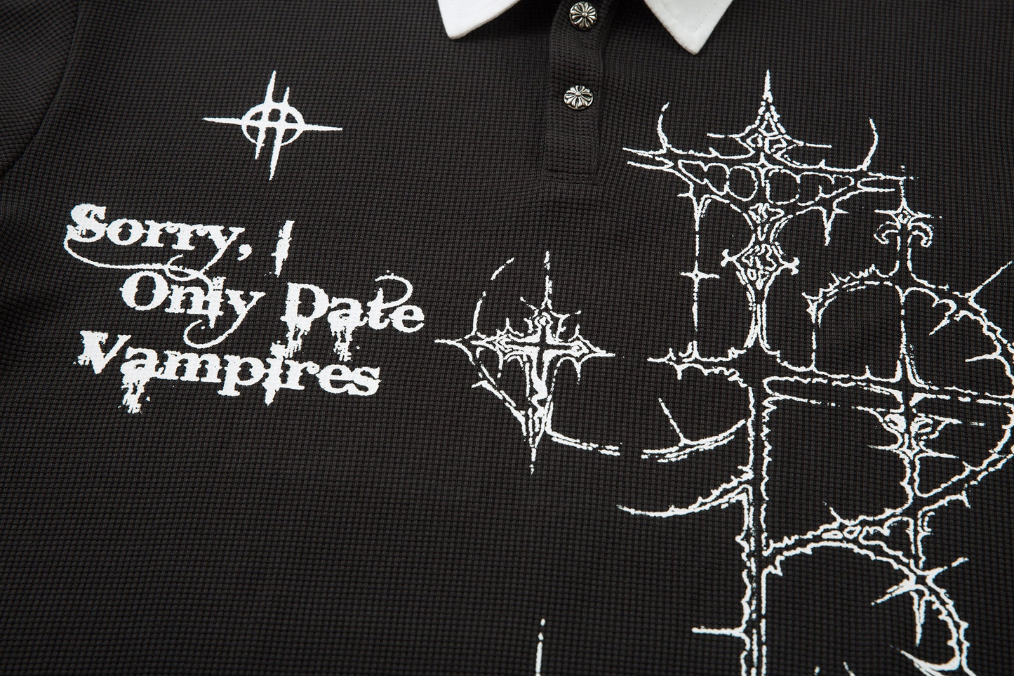 Gothic Vampire | Waffle Long Sleeve T-Shirt