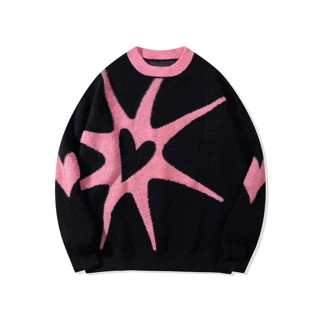 Void Heart Crew Knit Sweater