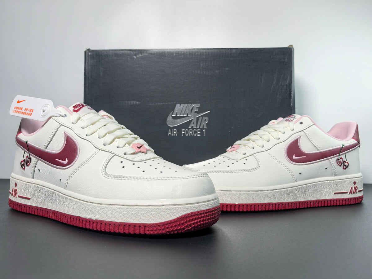Custom Air Force 1'07 Low Valentine's Day - Luxuryurbanwear