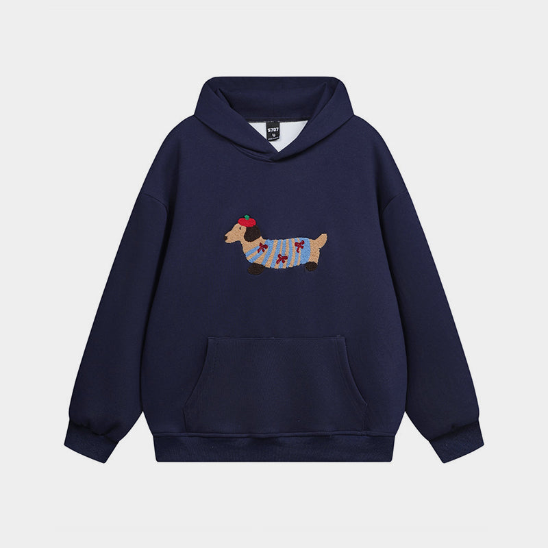Cartoon Dachshund | Oversized Hoodie