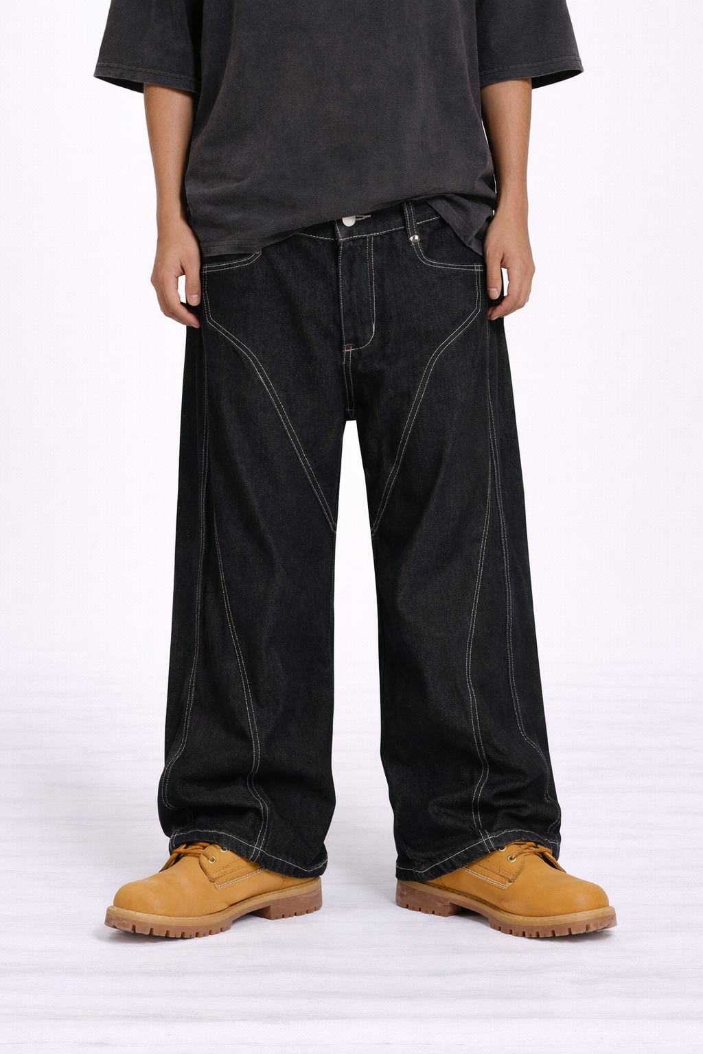 DARK CONTRAST DENIM - JUSTLUXURY
