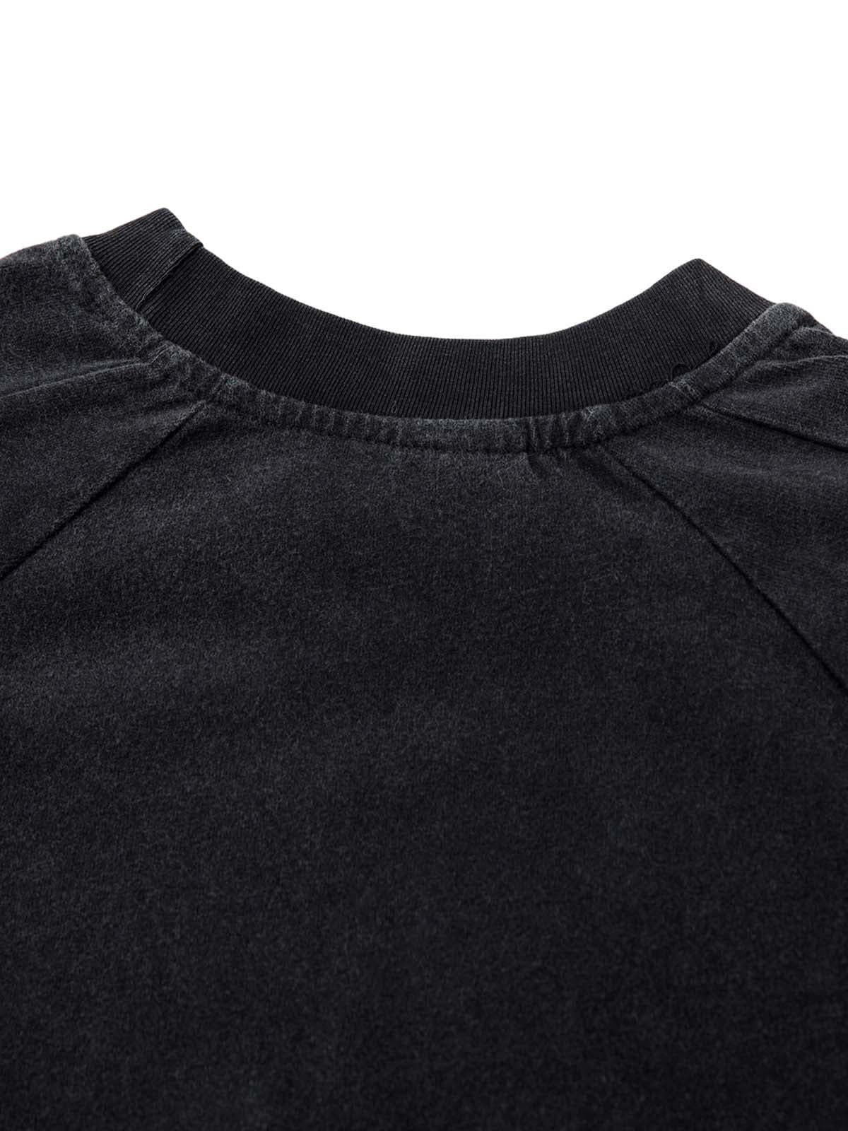 Omygoods Deconstruction Split Embroidered T-Shirt