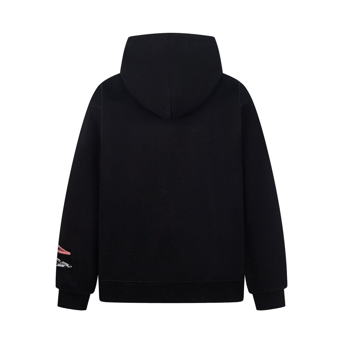 Detachable Hair Clip Decoration Zip Up Hoodie - OMYGOODS
