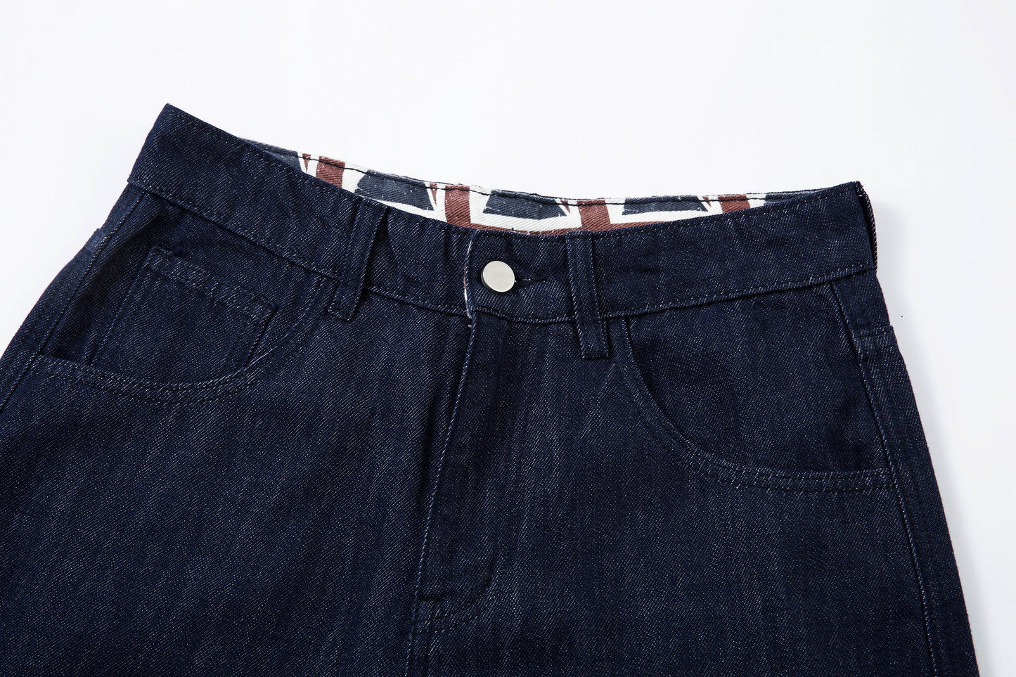 Retro Spliced Streetwear Denim | Y2K Wide Leg Baggy Jeans
