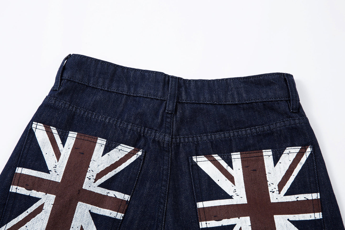 Retro Spliced Streetwear Denim | Y2K Wide Leg Baggy Jeans