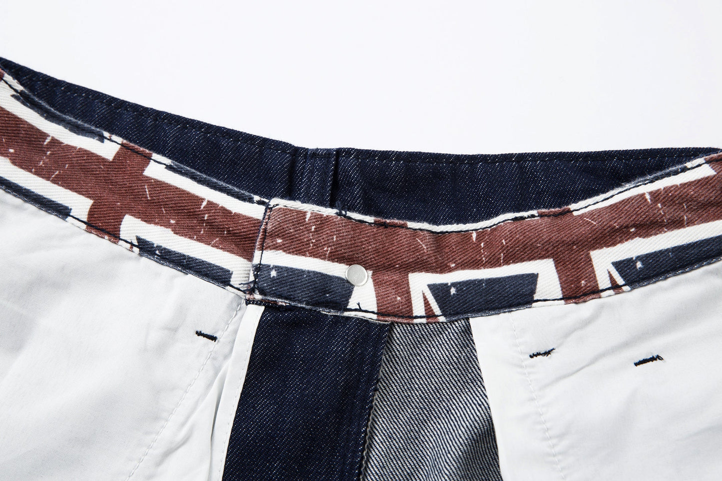 Retro Spliced Streetwear Denim | Y2K Wide Leg Baggy Jeans