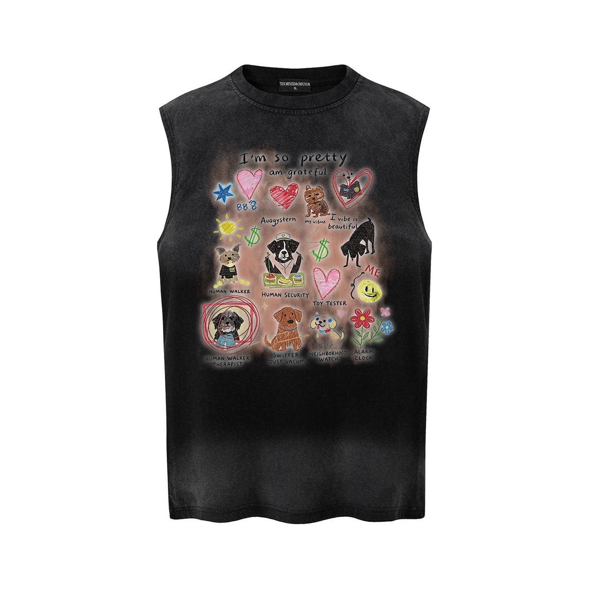 Different dog graffiti vests - OMYGOODS