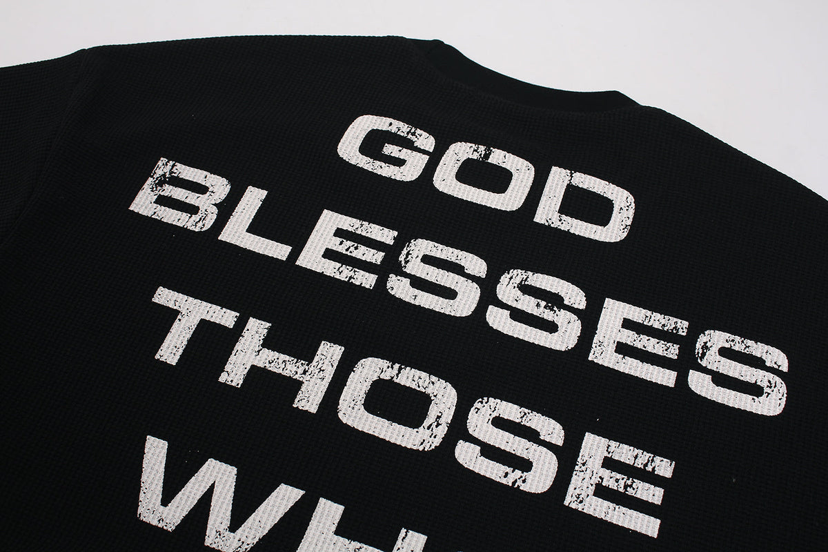 Distressed Cross Graphic | Punk Sweatshirt - OMYGOODS