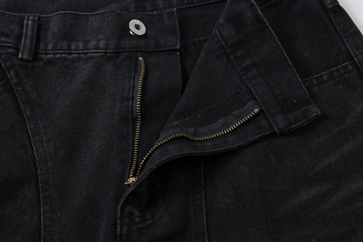 Distressed Multi-Pocket | Washed Jeans - OMYGOODS