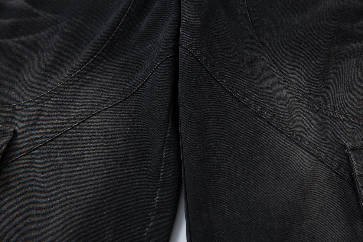 Distressed Multi-Pocket | Washed Jeans - OMYGOODS