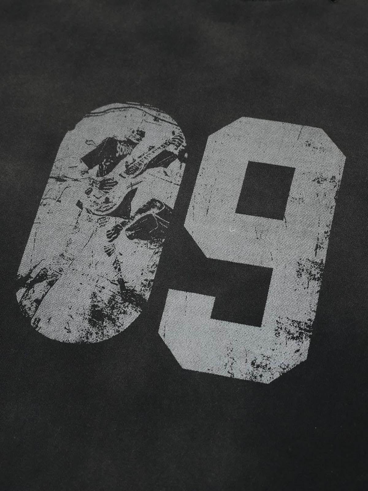 Omygoods Distressed NO. 09 Long Sleeve T-Shirt