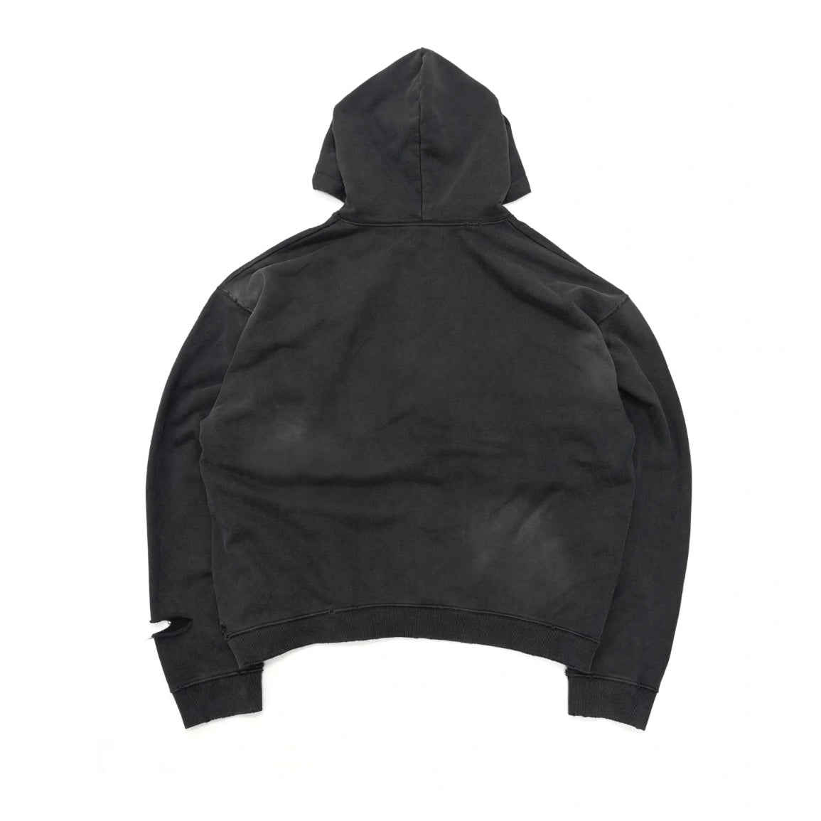 Distressed Washed Black | Archive Hoodie - OMYGOODS