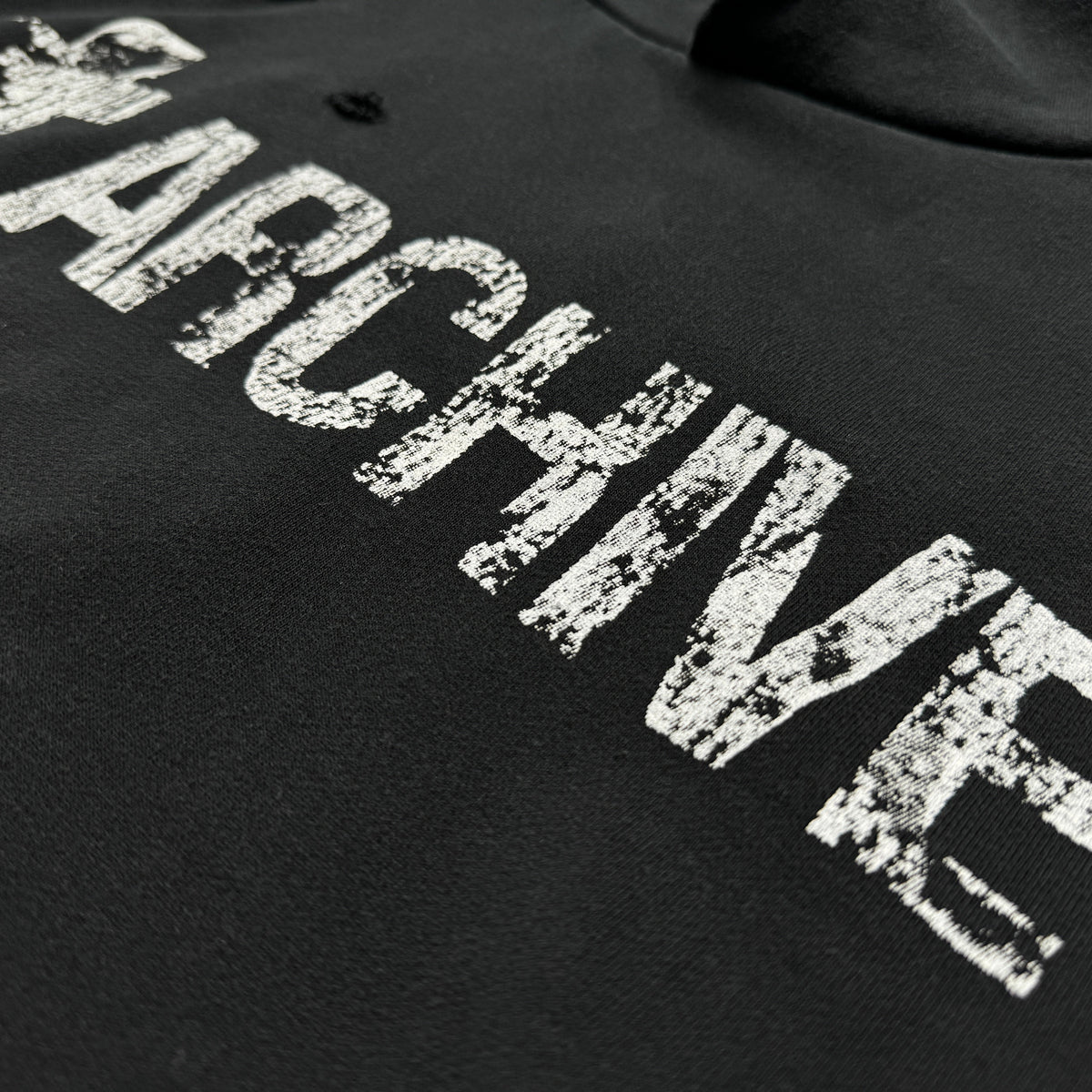 Distressed Washed Black | Archive Hoodie - OMYGOODS