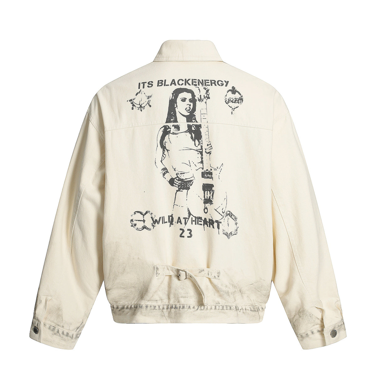 Distressed Washed Graphic | Street Jacket - OMYGOODS