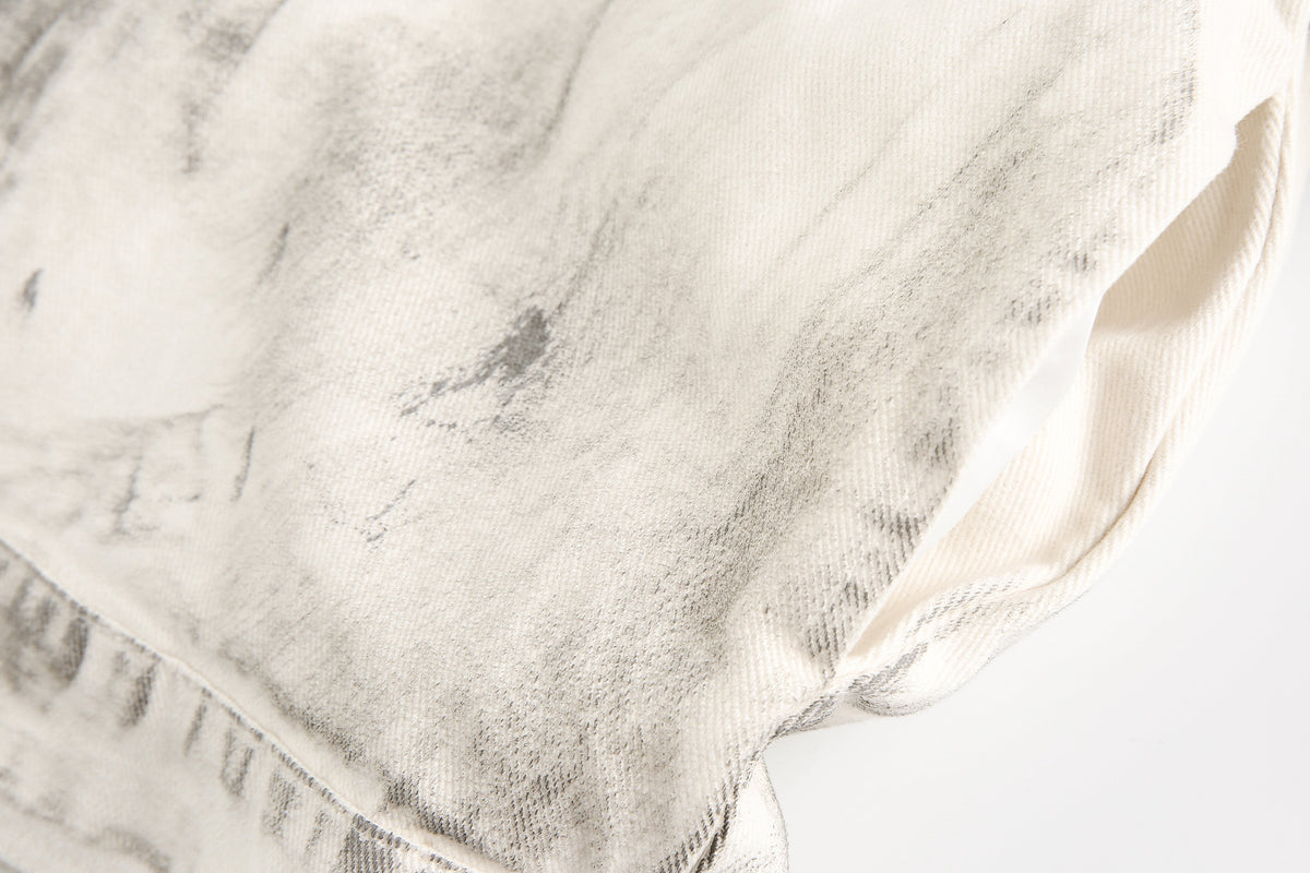 Distressed Washed Graphic | Street Jacket - OMYGOODS