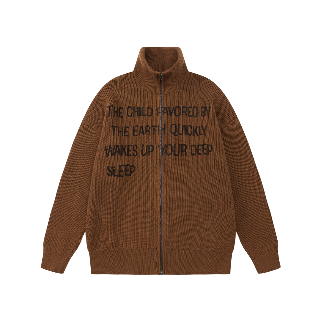 Earth Child Zip-Up Sweater
