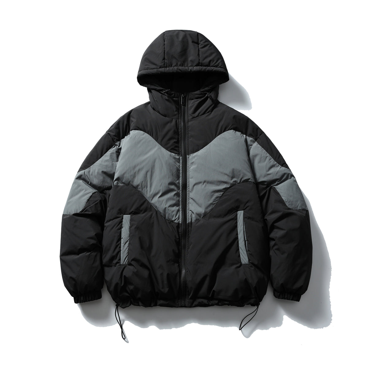 Dual Zone | Oversized Hooded Puffer - OMYGOODS