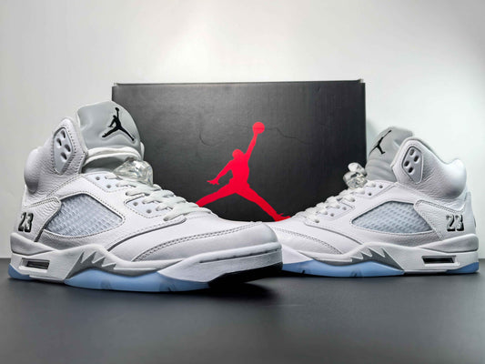 Air Jordan 5 OG White Metallic