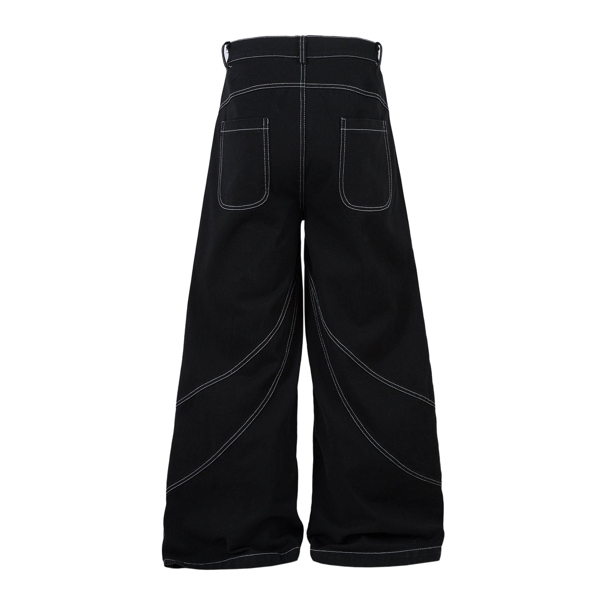 Embroidered Flame | Baggy Jeans - OMYGOODS