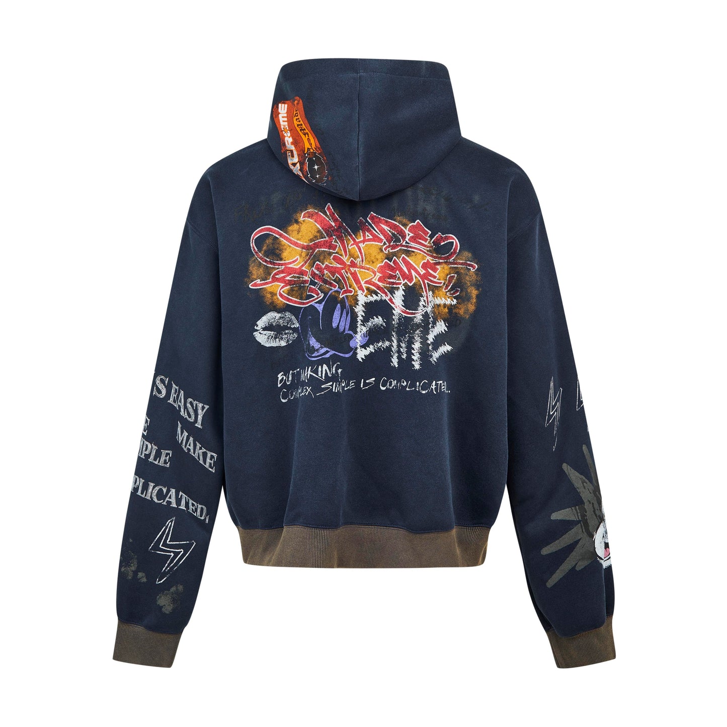 Grunge Graffiti | Full-Zip Hoodie
