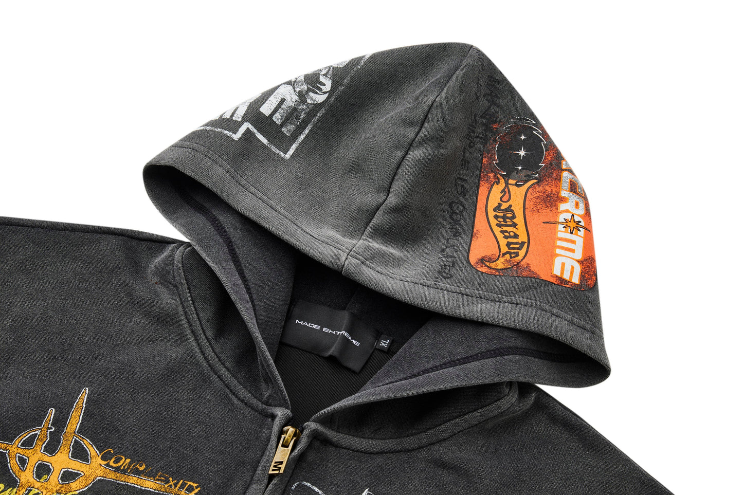 Grunge Graffiti | Full-Zip Hoodie