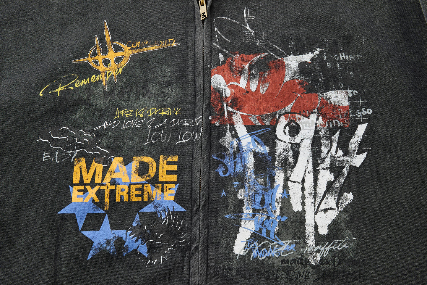 Grunge Graffiti | Full-Zip Hoodie