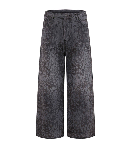 NOIR FLORAL DENIM