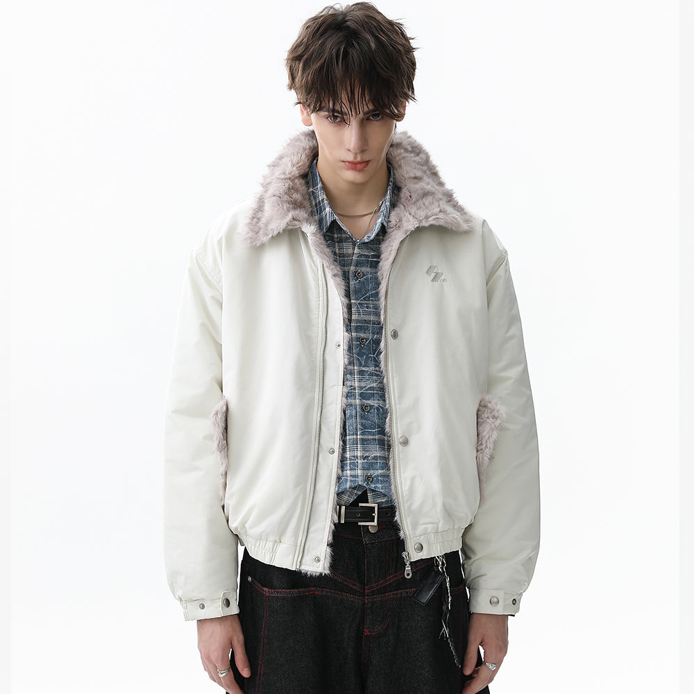 Faux-Fur Collar | Short Winter Jacket - OMYGOODS