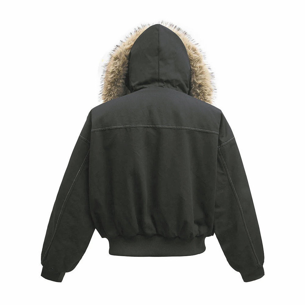 Faux Fur Lined | Hooded Puffer Jacket - OMYGOODS