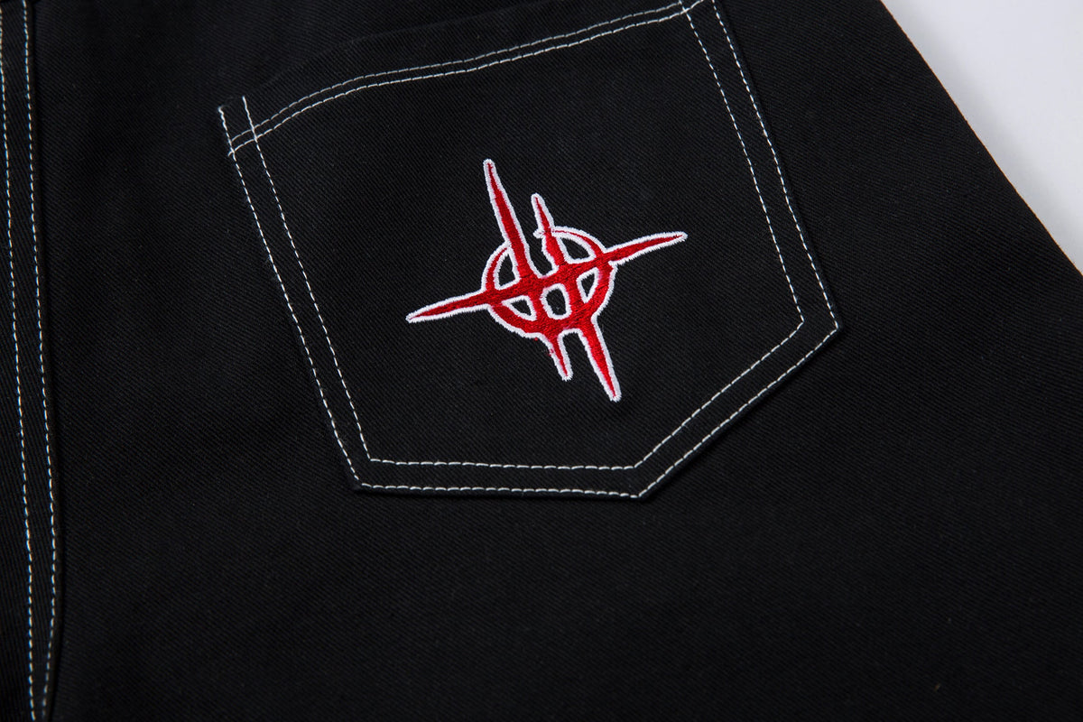 Flame Graphic | Baggy Jeans - OMYGOODS