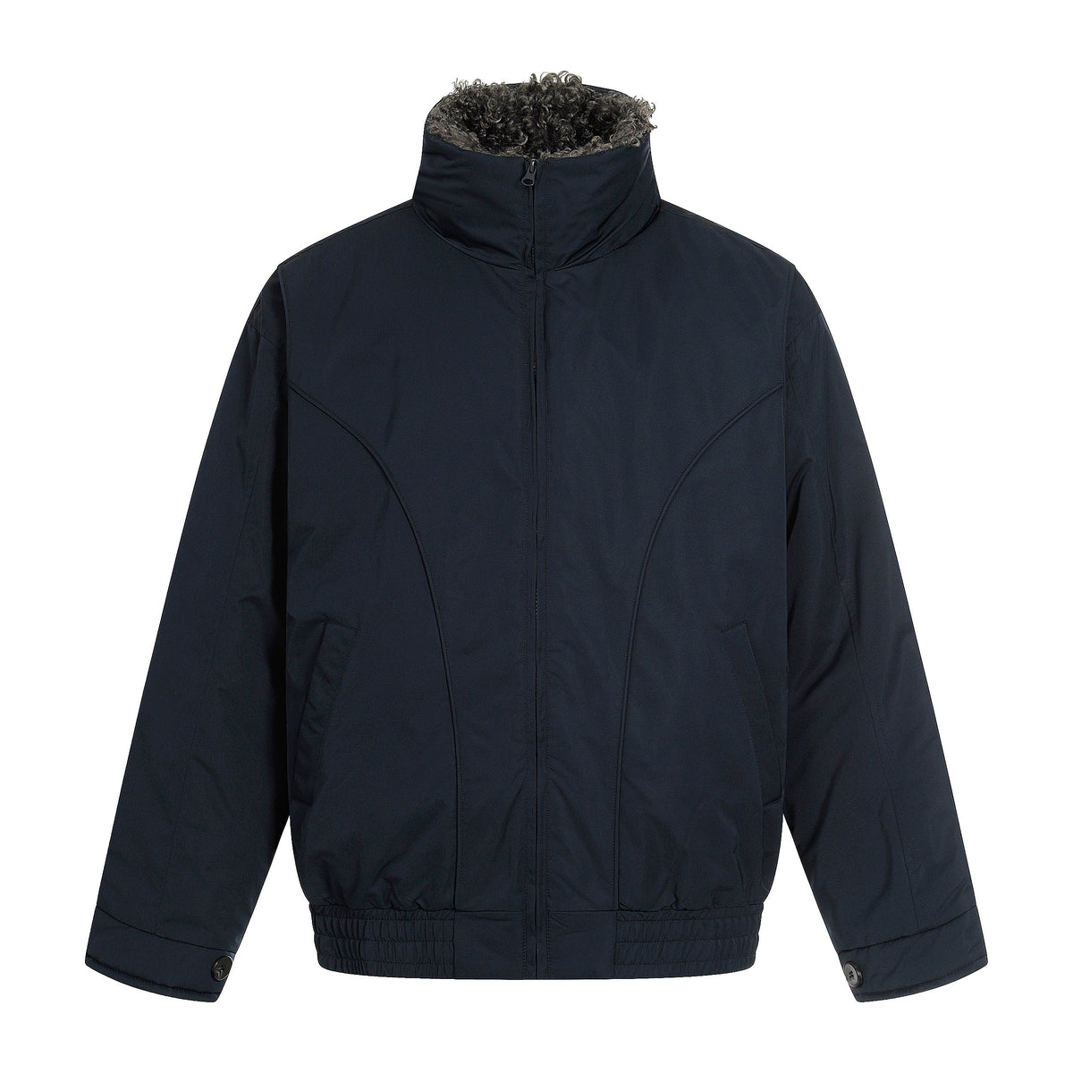 Fleece-Lined | Stand Collar Jacket - OMYGOODS