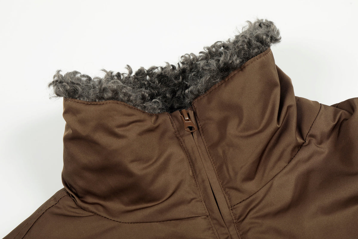 Fleece-Lined | Stand Collar Jacket - OMYGOODS