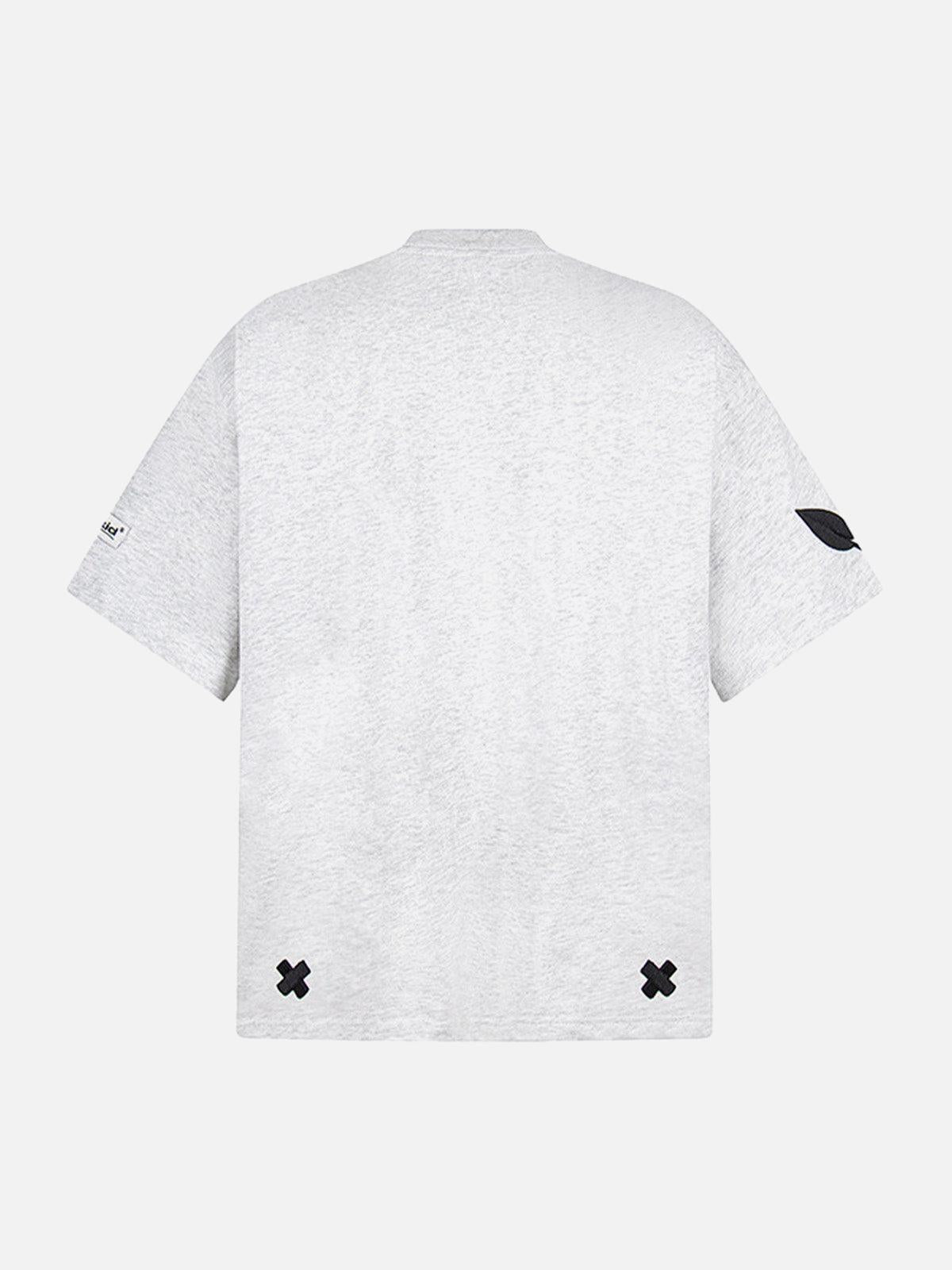 Omygoods Floral Graphic Print T-Shirt