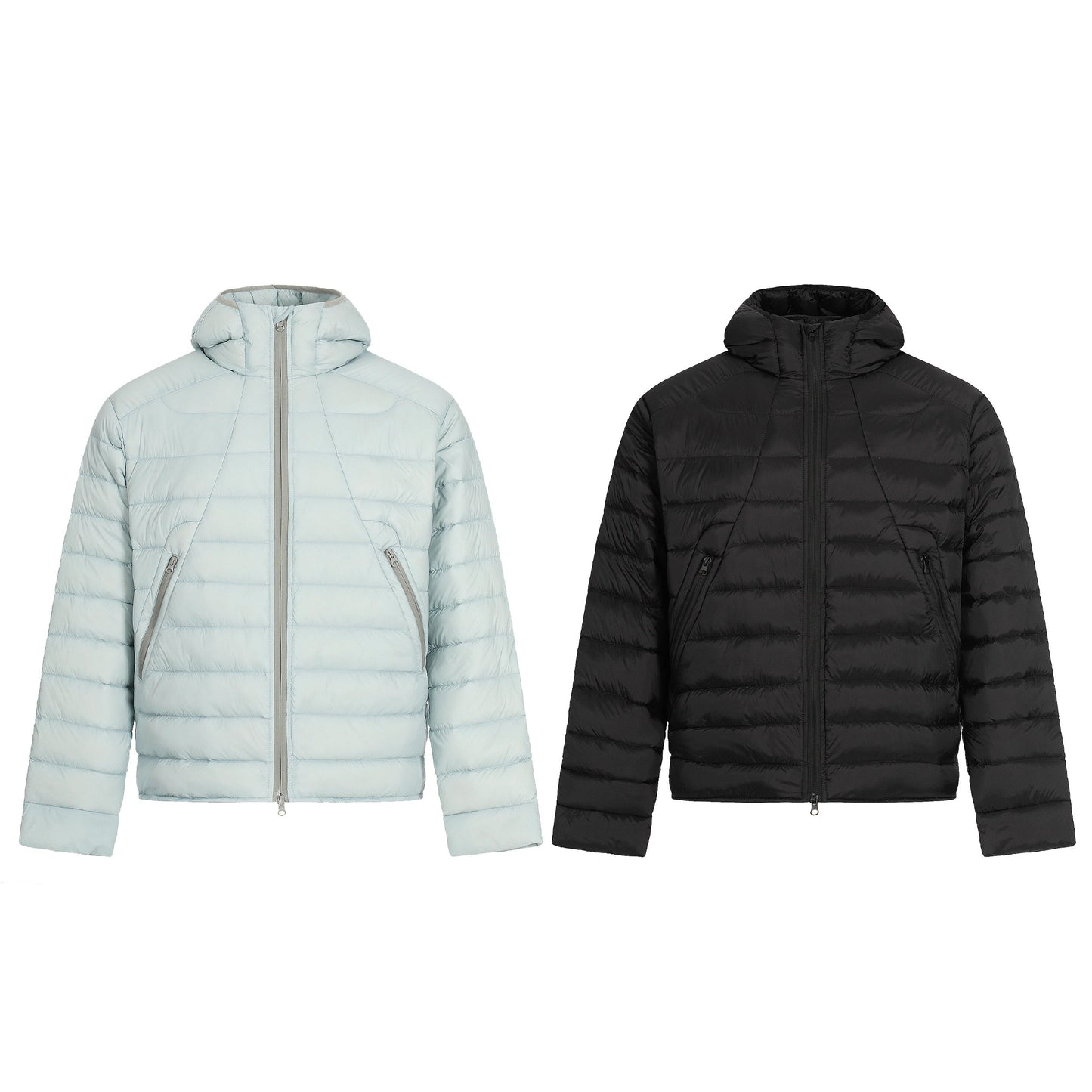 Minimal Panel-Lined | Hooded Puffer Jacket