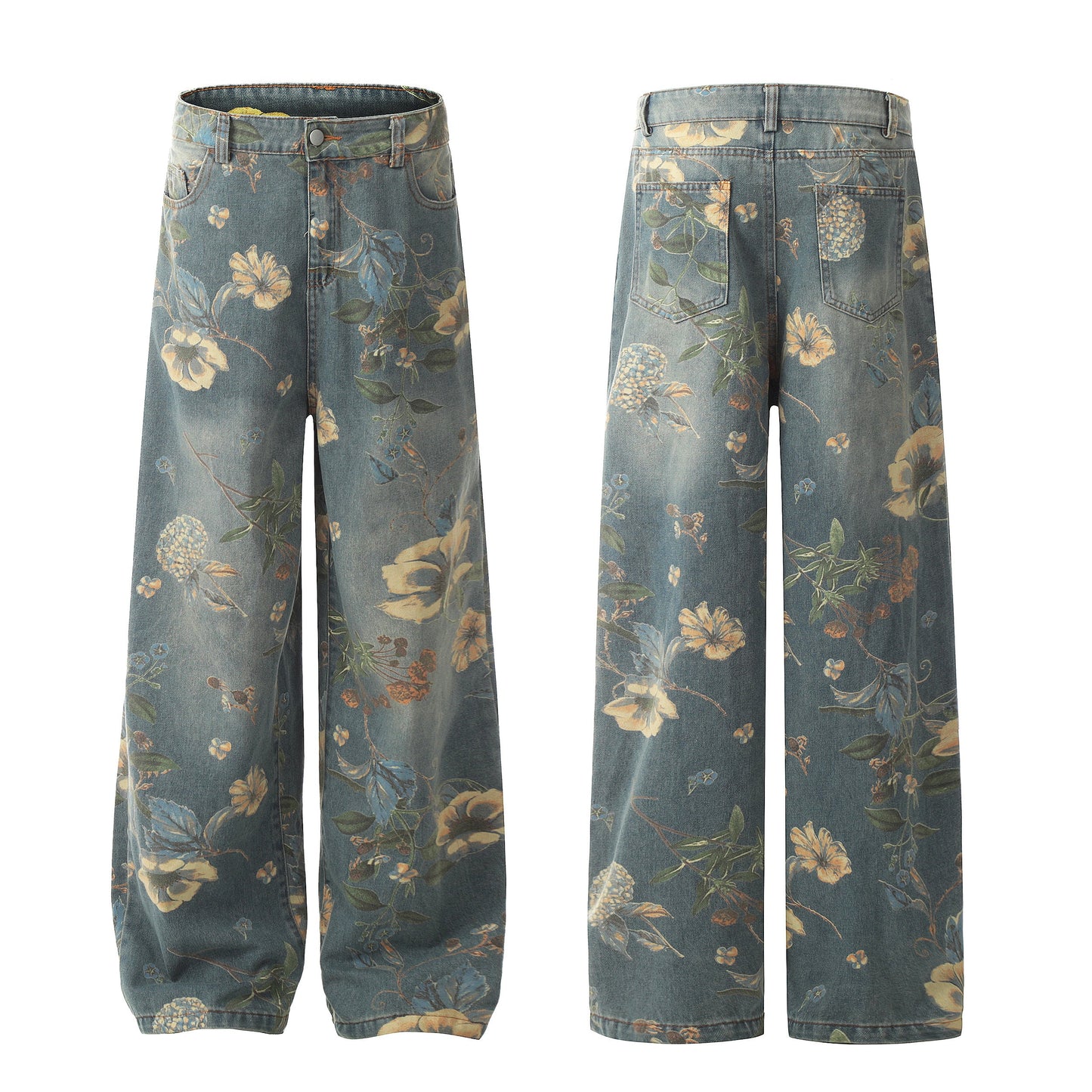 Flowers | Street Style Jeans