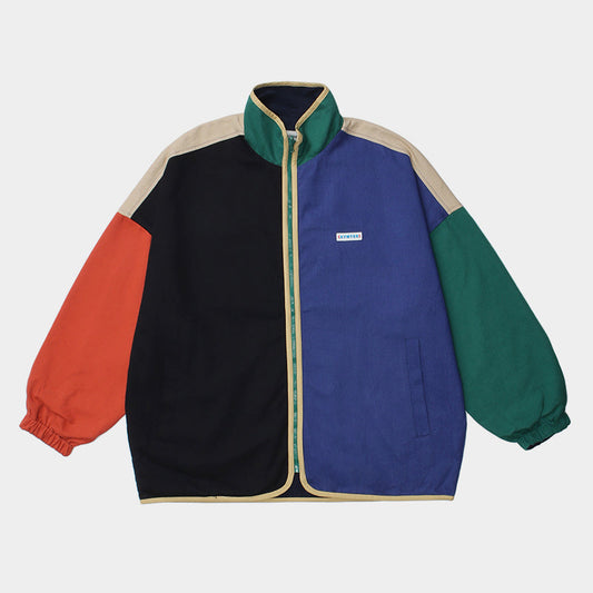 Retro Streetwear | Colorblock Zip Jacket