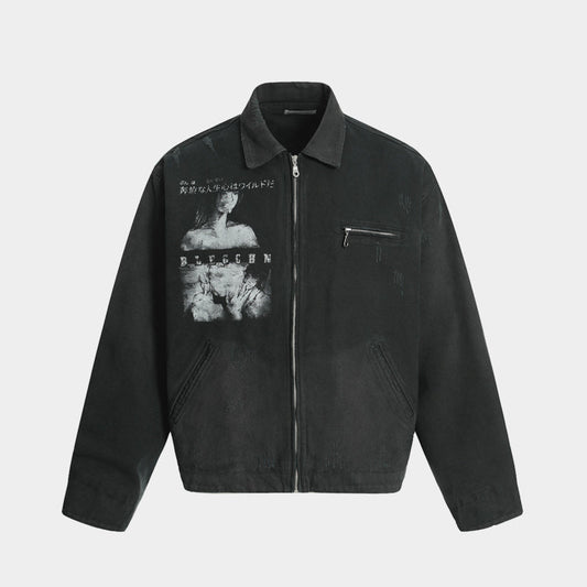 Grunge Graphic Mood | Street Jacket