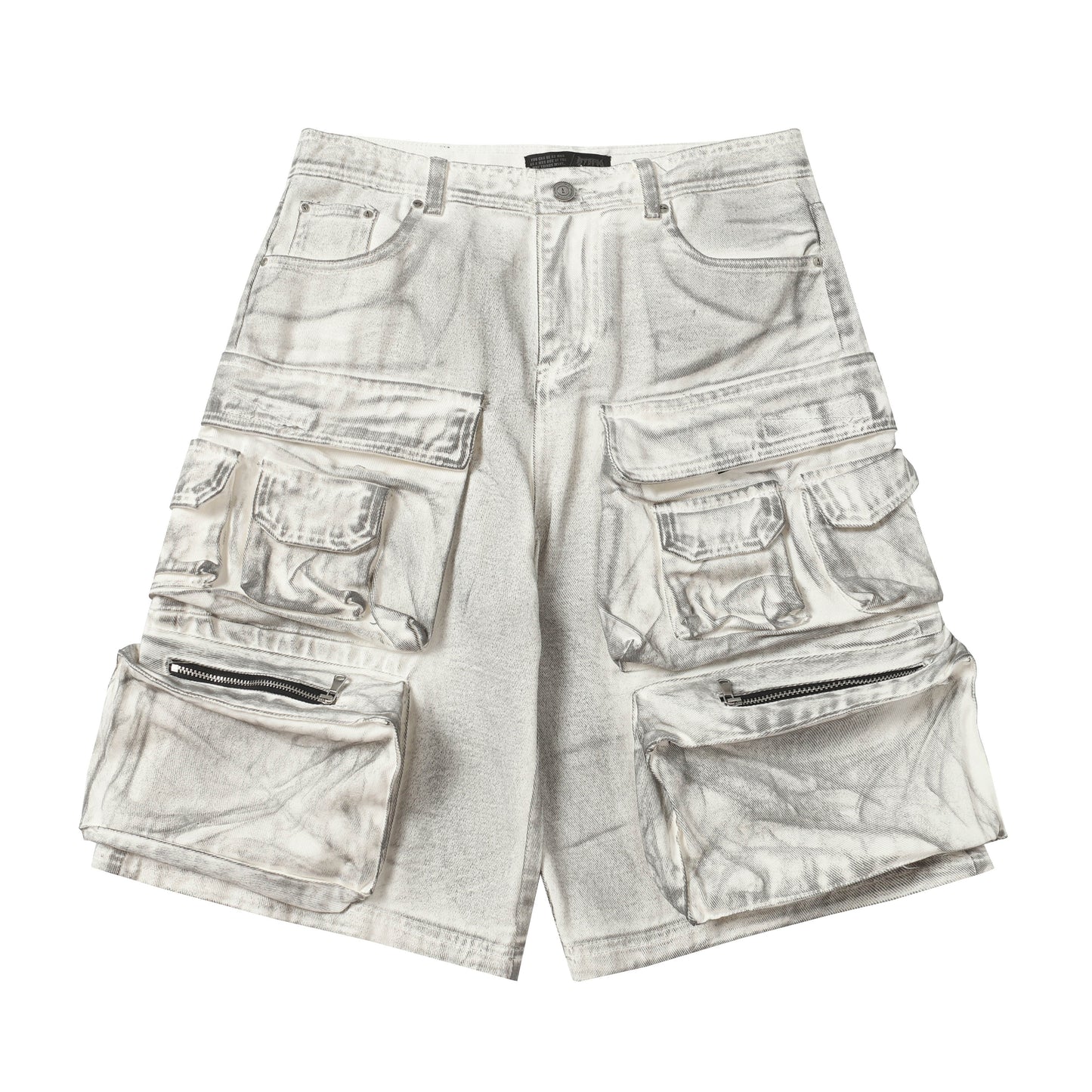 Multi-Pocket | Washed Cargo Shorts