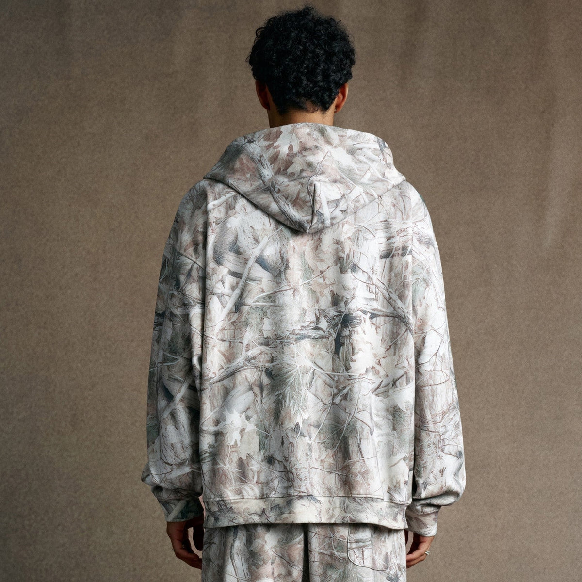 Forest Camo | Oversized Zip-Up Hoodie - OMYGOODS
